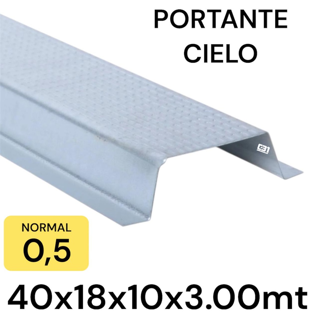 METALCON PORTANTE CIELO 40R 3MT 0,5