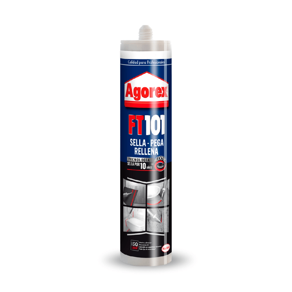 SILICONA MONTAJE GRIS 300ML H&amp;H101