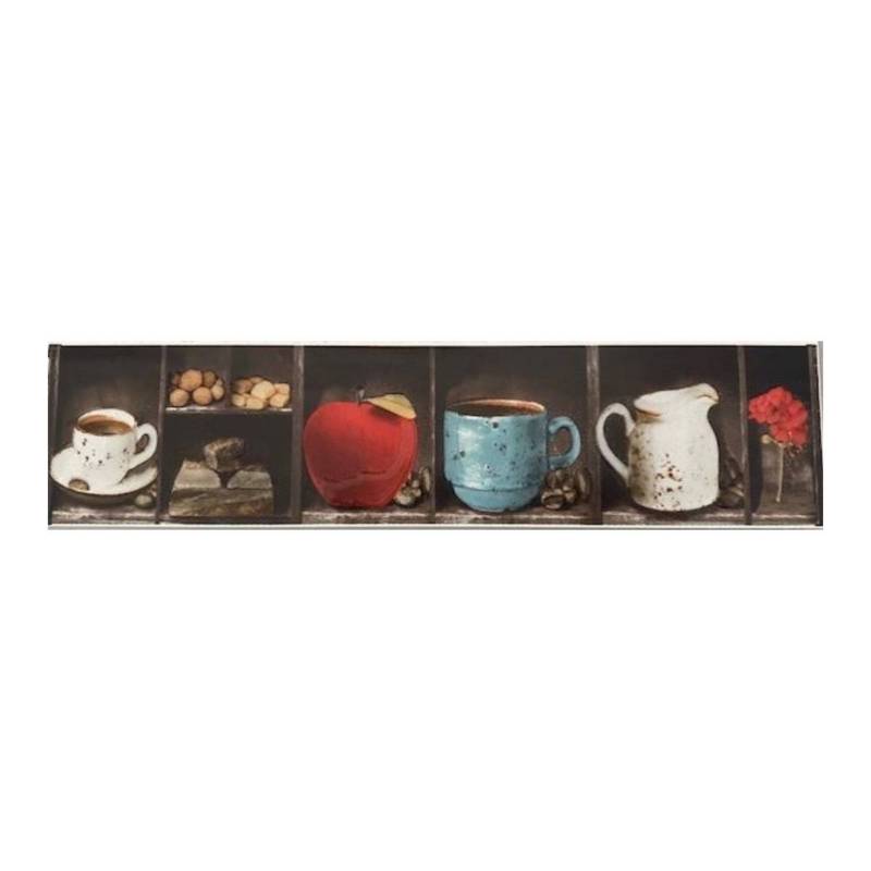 CENEFA COCINA MODERNA 8X35CM LISTEL DECORALIA