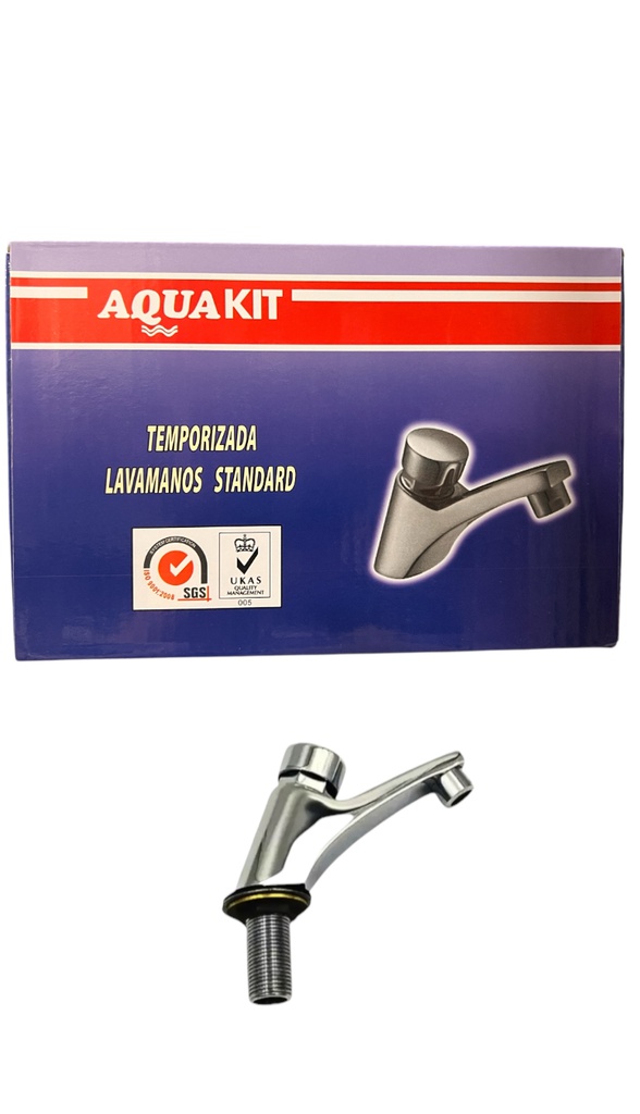 LLAVE LAVATORIO TEMPORIZADA AQUAKIT