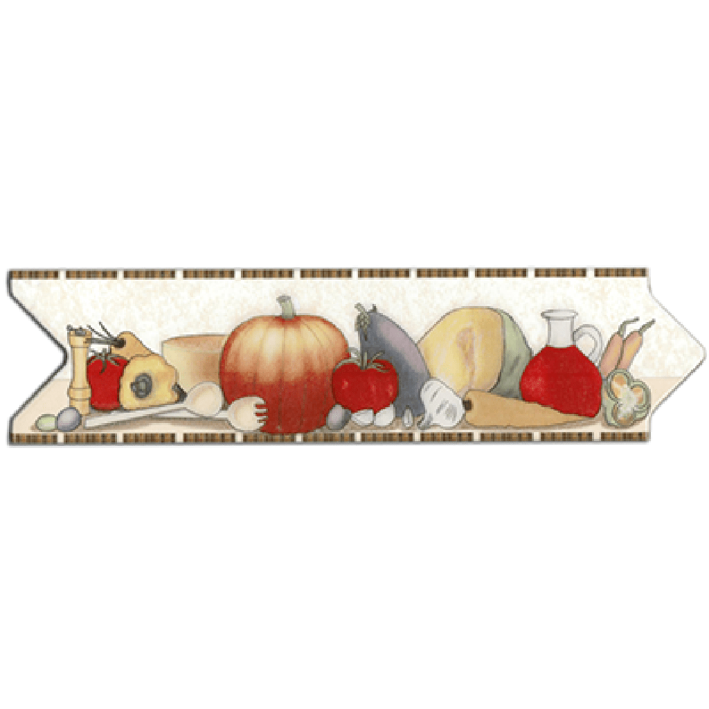 CENEFA COCINA HUERTO 8.5X33CM LISTEL DECORALIA