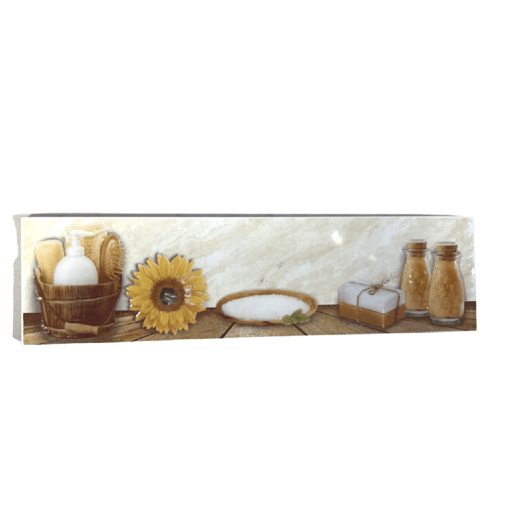 CENEFA GIRASOL 8X30CM LISTEL DECORALIA