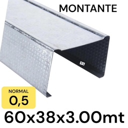 [1510] METALCON MONTANTE NORMAL 60X3MT 0.5MM