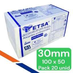 [1308] AISLAPOL 30MM 1X0.50MT PAQUETE