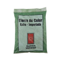[T113] TIERRA COLOR VERDE 1KG QUIMICA UNIVERSAL