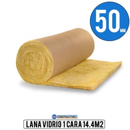 [5560] LANA DE VIDRIO 1 CARA 50MM 14.4M2 PAPEL