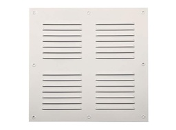 [4147] CELOSIA 20X20CM VENTILACION ALUM ESMALTADO BLANCO